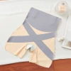High-waisted, belt-cinching, hip-lifting, slimming tight women's pants, yoga exercise 5-point Barbie corset, the same style as Kaka cross pants details Picture